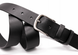 Мужской кожаный ремень черного цвета 014000233 фото 1