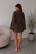 Женский велюровый шоколад халат кимоно 100% хлопок S/M&ndash;L/XL Код: 1143__S/M фото 5