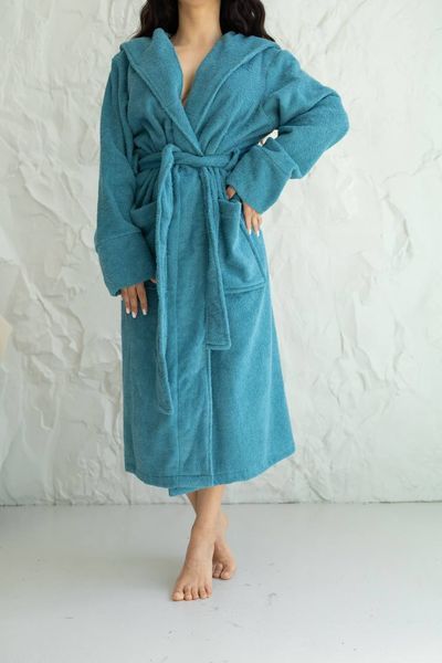 Жіночий халат 100% бавовна . Щільність 360 г/м Код: 1132_S/M фото