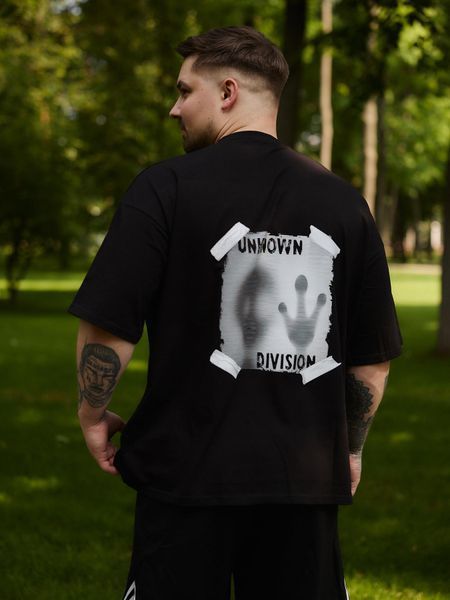Мужская футболка черная базовая из хлопка 100% (S&ndash;XL) Fi1p20_S фото