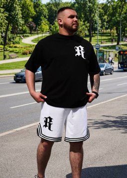 Чоловічий костюм оверсайз футболка та шорти бавовна S&ndash;XXXL _k25_S фото
