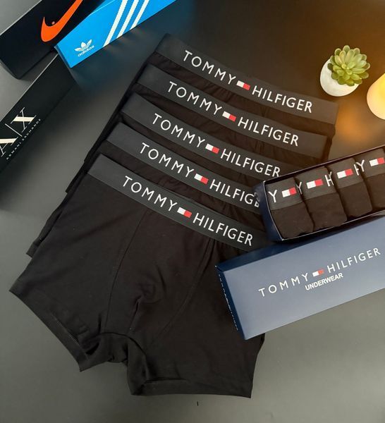 Чоловічі труси premium | 95% бавовна 5% еластан | Відправка в день замовлення томі хал чорн 1 2рез_M фото